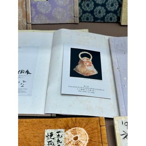 347 - collection of  Japanese books with antiques references.