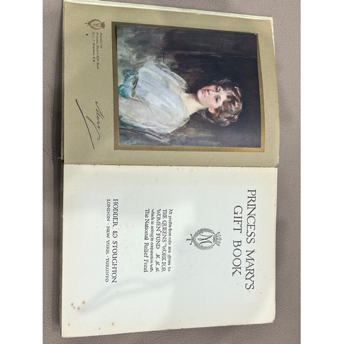 357 - 1915 Princess Mary's Gift Book with signed letter