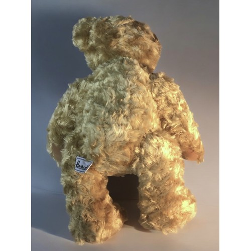 62 - Harrods Golden Plush Articulated Large Teddy Bear 