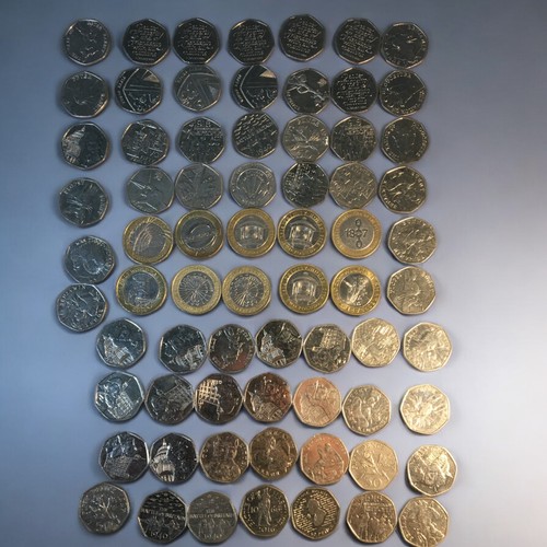 179 - Large Quantity of Collectable 50p's and £2 coins - London Underground, Beatrix Potter, Sherlock Holm... 