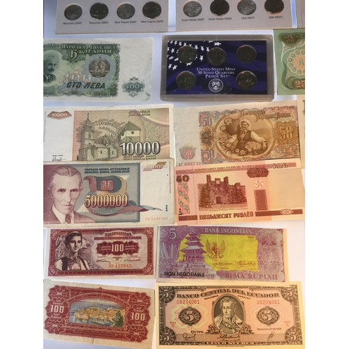 181 - Quantity of World Bank notes to include Iraq, Yugoslavia, Bolivia Ecuador, Japanese Government 1 Pes... 