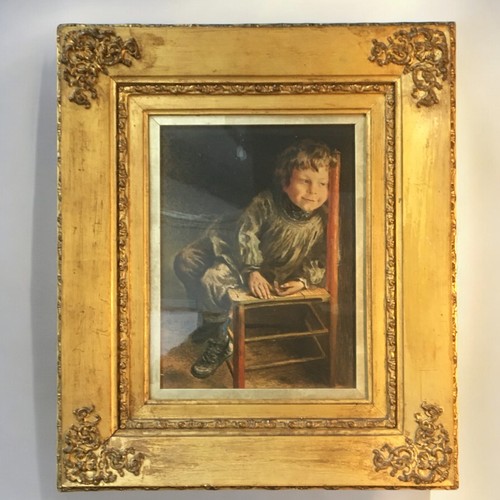 347 - Victorian Framed and Glazed in an Ornate Gilt Frame Print of 