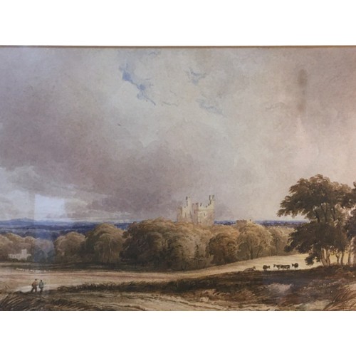 343 - Anthony Vandyke V Copley Fielding 1785-1855 Watercolour - 