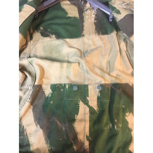 6 - Denison First Pattern WWII Para Smock. Has Repairs and Alterations, Hole to rear L/H Shoulder. Label... 