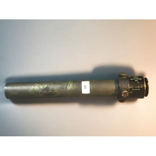 40 - 1941 TEL.SIGHTG WW2 Anti Tank , No 33, MkIIS, O.S.763 GA Reg No 24868 made by RL. Model No 57, 1.9 M... 