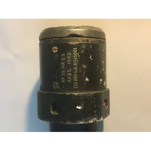 41 - 1943 WW2 Anti Tank Sight, No39, MkIIS 0.S.818GA, No 15001, by A K & S for the military. with Cro... 