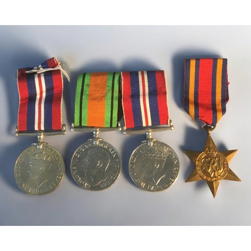 42 - Group of WW2 Medals incl Burma Star, Geo VI Defence Medal and 1939-45 War Medals x 2.