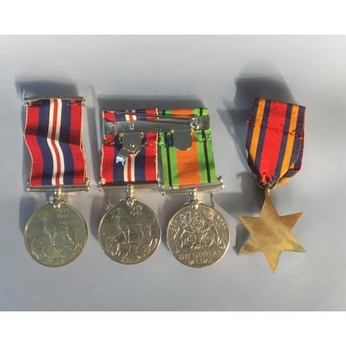 42 - Group of WW2 Medals incl Burma Star, Geo VI Defence Medal and 1939-45 War Medals x 2.