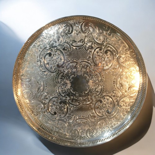 225 - Arthur Price Silver Silver Plated Circular Gallery Tray, with J M & Co Silver Plate Service - Te... 