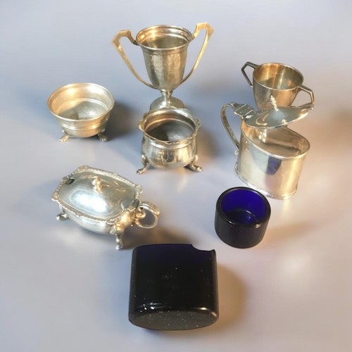 233 - Six items of Hallmarked British Silver Various makers and Dates. 240g without liners.