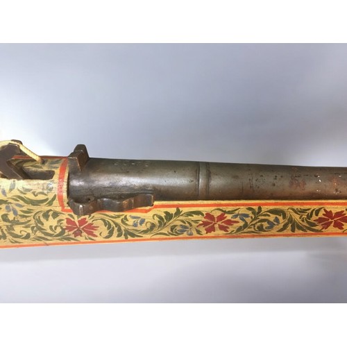 45A - 19th Century Mughal Matchlock Rifle 