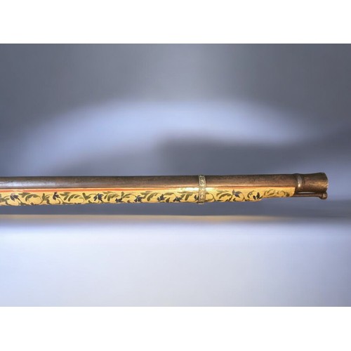 45A - 19th Century Mughal Matchlock Rifle 