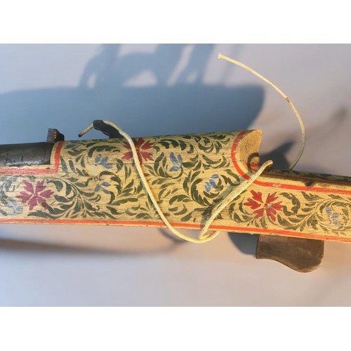 45A - 19th Century Mughal Matchlock Rifle 