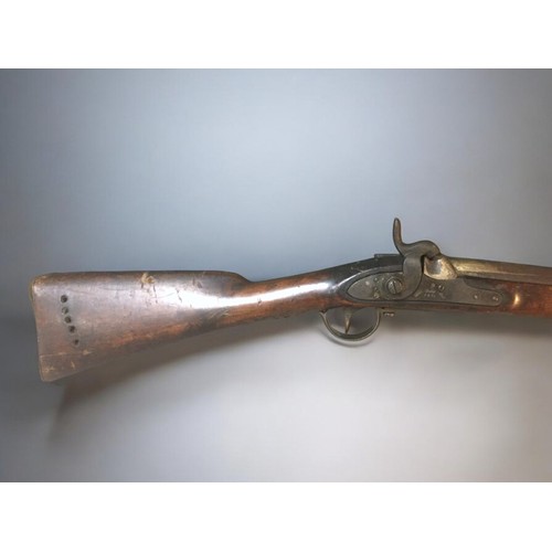 44A - Carl Gustaff Swedish Black Powder Percussion Cap Rifle. Fully Stamped and Dated 1851.Length (Stock t... 