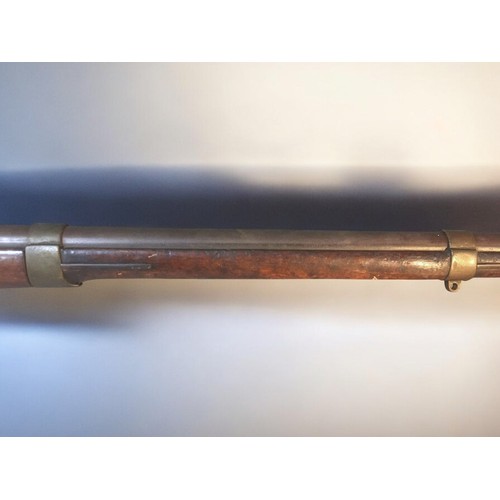 44A - Carl Gustaff Swedish Black Powder Percussion Cap Rifle. Fully Stamped and Dated 1851.Length (Stock t... 