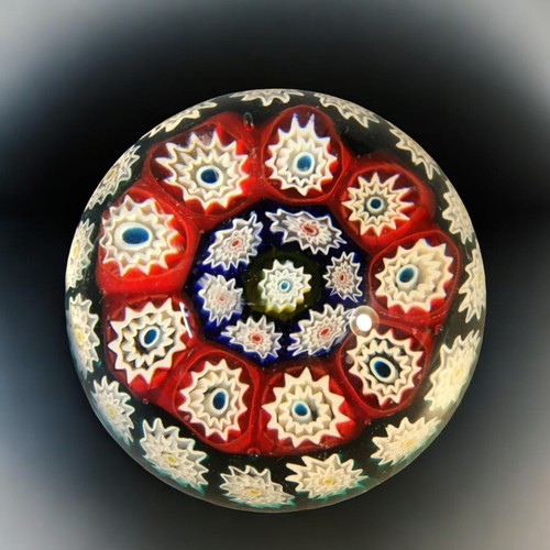 57 - Vintage Millefiori Glass Paperweights x 5