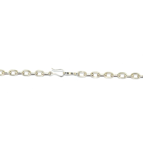 172 - 925 silver long length neck chain 75cm long 45g 