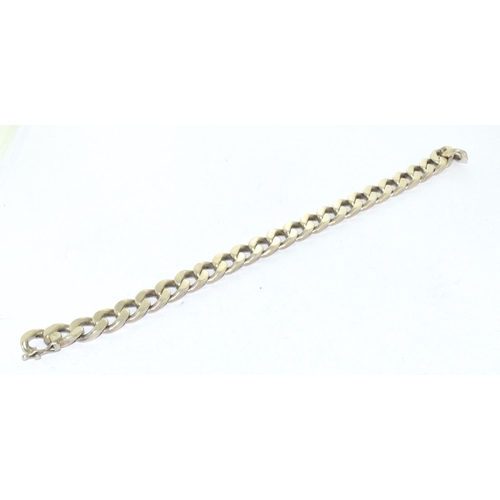 212 - 925 silver flat link bracelet 32g 20cm long 