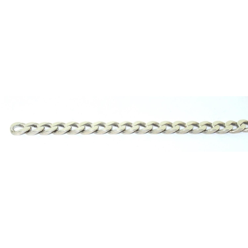 212 - 925 silver flat link bracelet 32g 20cm long 