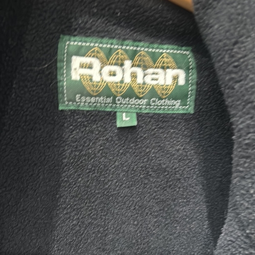 240 - Rohan Essential Outdoor Clothing fleece jacket, size L, features teal lining and durable constructio... 