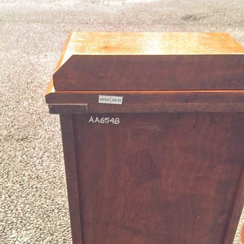 98 - An Antique wooden cabinet wash stand and a wooden pine Bedside cabinmet crafted from warm-toned wood... 