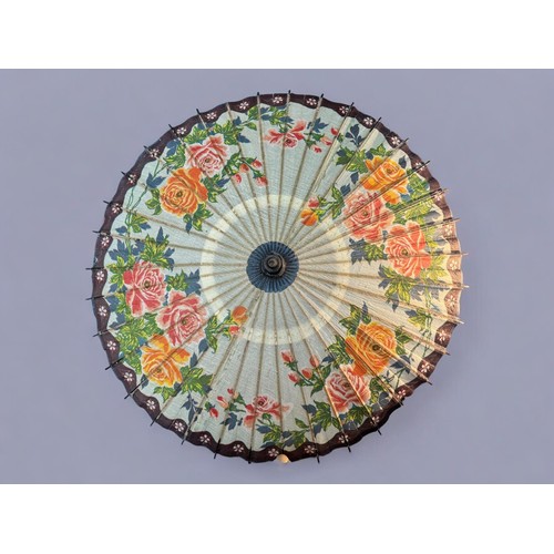 255 - a interesting collection Various Chinese memorabilia items to include Vintage Parasol, boxed Kite, a... 