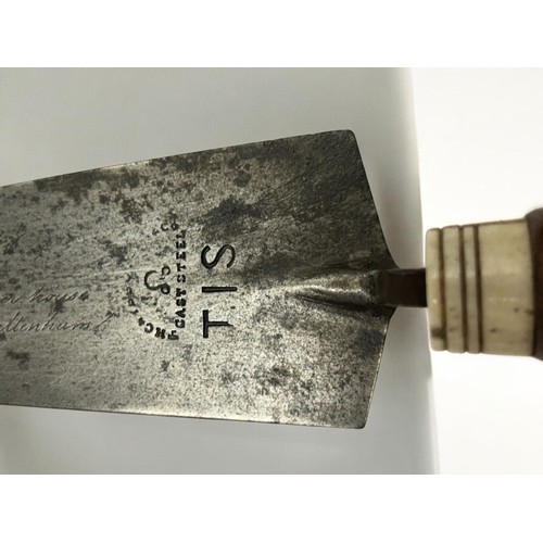 645 - Historical local commemorative trowel.Inscribed - 