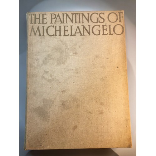 275 - 1934 & 1935 Leonardo da Vinci Paintings and Sketches and Michael Angelo Sculptures. Both Printed... 