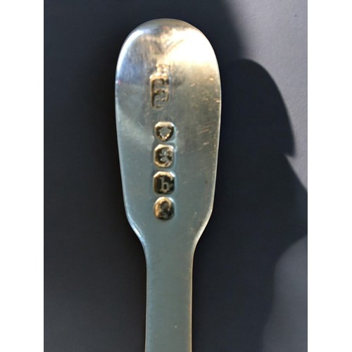 181 - Georgian and Later Silver Hallmarked Items - Enamel Spoons, Sugar tongs, Spoons etc 159g