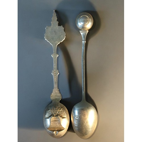 182 - Hallmarked Silver, Foreign Marked Silver and White Metal Items, to include Bowls Tea Spoon, Silver C... 