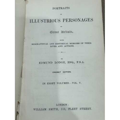 132 - 1840 'Portraits of Ilustrious Personages' vol5 Edmund Lodge