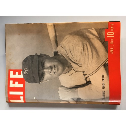 268 - Life Magazine Bound in Hardback Green Cloth and Gilt. Large Tomes - 1940 April -September, 1941 Full... 