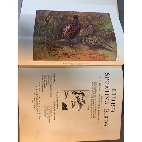 266 - 1936 British Sporting Birds by F B Kirkman and Horace G Hutchinson, and 1924 