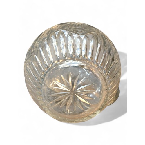 60 - 19th Century and Later Glass Wares -  Silver plate Mounted Whiskey Noggin, Art Deco Glass Pumpkin Fo... 