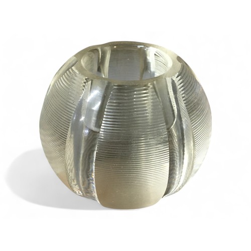 60 - 19th Century and Later Glass Wares -  Silver plate Mounted Whiskey Noggin, Art Deco Glass Pumpkin Fo... 