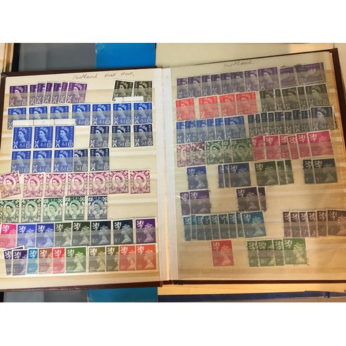 251 - Victorian and Later British Stamps in 9 x Stock Albums.