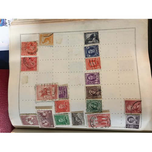 253 - 10 Stamp Albums and Loose Sheets of World and British Commonwealth Stamps 1900 and later.