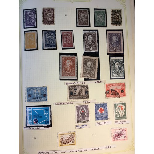 253 - 10 Stamp Albums and Loose Sheets of World and British Commonwealth Stamps 1900 and later.