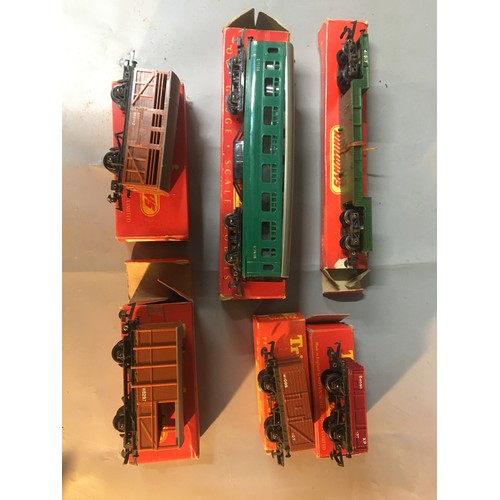 72A - Vintage Triang Railways Collection to include Loco's, Station Set, Hornby R914 Controller,, Carriage... 