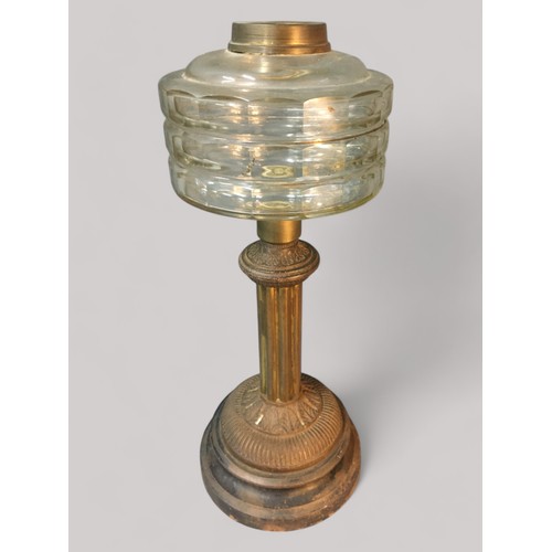 25 - Victorian and Later Oil lamps x 4 - Wrythen Brass example, Converted Lamp with Oriental Express Ista... 