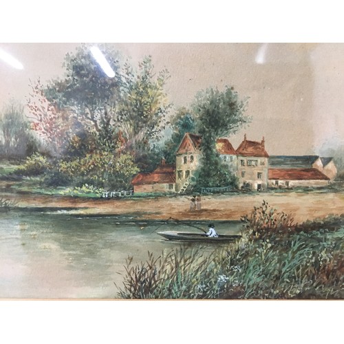 328 - Well Executed Victorian Watercolour Monogrammed and Dated 86, and another Well Executed Watercolour ... 