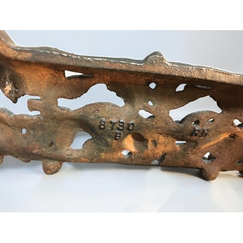 286 - Vintage Cast Iron Highly Decorated and Well Cast with Foliate and Cherry design.Heavy Length 106cm i... 