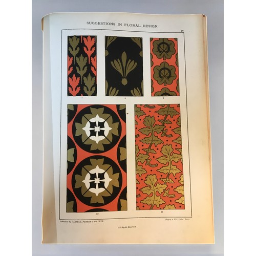 263 - Suggestions of Floral Design F E Hulme 1878 - Published by Cassel, Peter & Galpin. 52 Coloured P... 