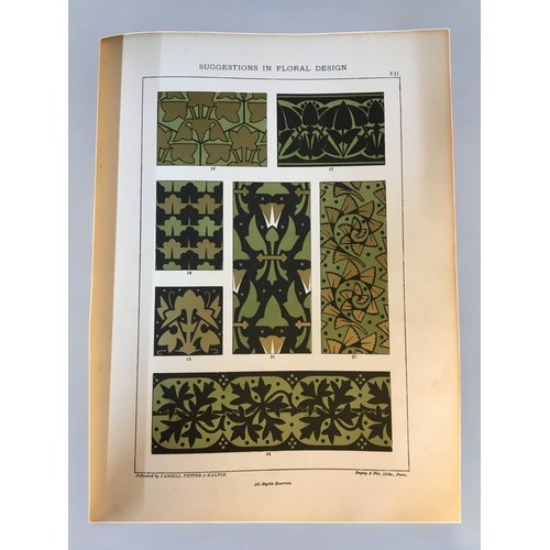 263 - Suggestions of Floral Design F E Hulme 1878 - Published by Cassel, Peter & Galpin. 52 Coloured P... 