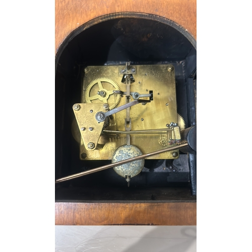 61 - Favre-Leuba & Co. Ltd. clock, Bombay. Features original emblem and mechanical movement, model 78... 