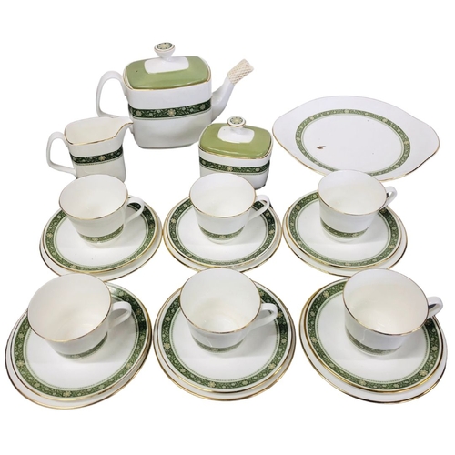 279 - Royal Doulton Rondelay Mid century Part Tea Service Set 6 set