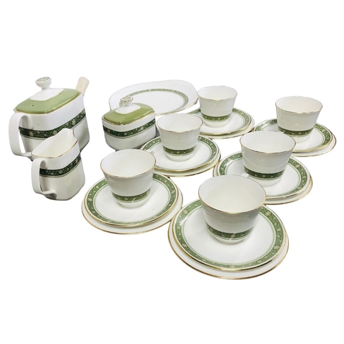 279 - Royal Doulton Rondelay Mid century Part Tea Service Set 6 set