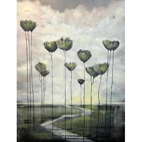 175A - Anna Pales, Chicago based artist.Media: Acrylic Resin on Panel.Contemporary still life scene.approx ... 