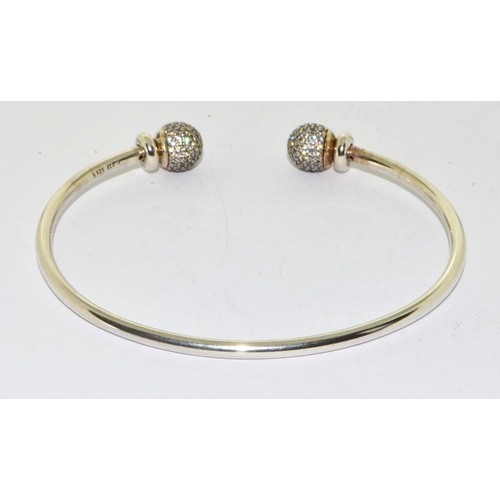 17 - Genuine Pandora 925 ALE torque bangle 