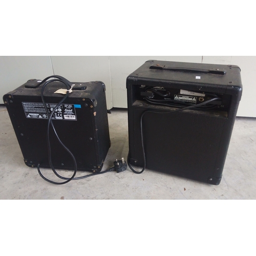 121 - Marshall MG15DFX guitar amplifier and Peavey MicroBass amp have rugged builds.